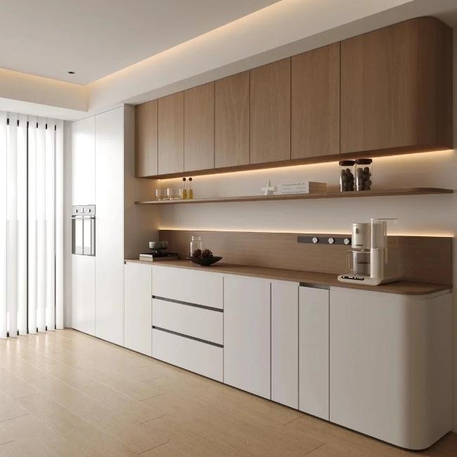 原木风餐边柜款式