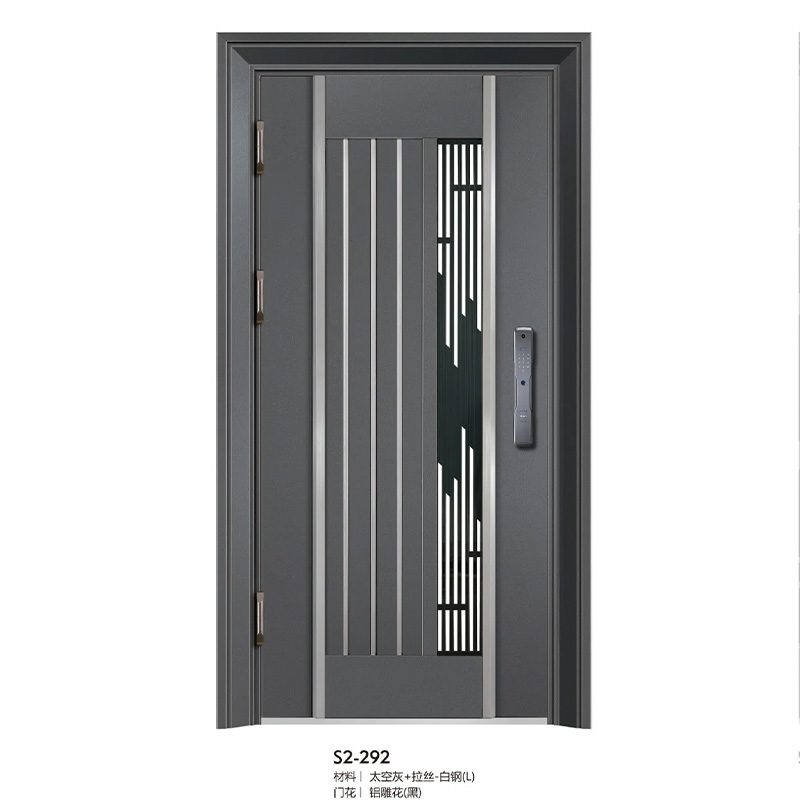不锈钢入户门（灰色系）